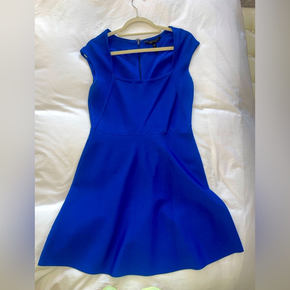 BCBGMAXAZRIA cobalt blue party dress.